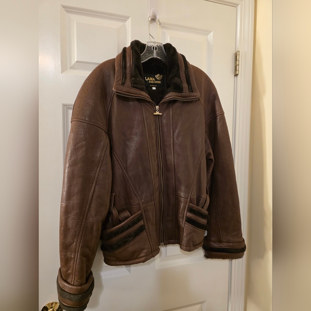 Lana Fashions Vintage Genuine Leather Women's Jacket